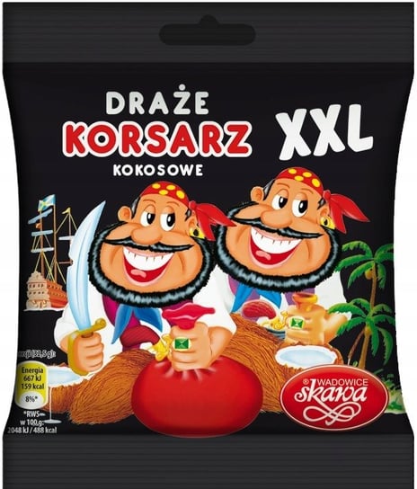 Draże kokosowe Korsarz XXL Skawa 130 g Inna marka