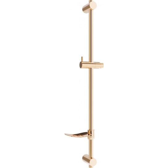 Drążek prysznicowy z mydelniczką MEXEN DF, różowe złoto, 80 cm Mexen