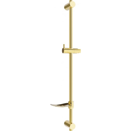 Drążek prysznicowy z mydelniczką MEXEN DF, złoty, 80 cm Mexen