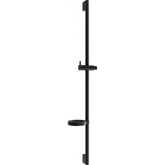 Drążek prysznicowy z mydelniczką MEXEN DS, czarny, 90 cm Mexen