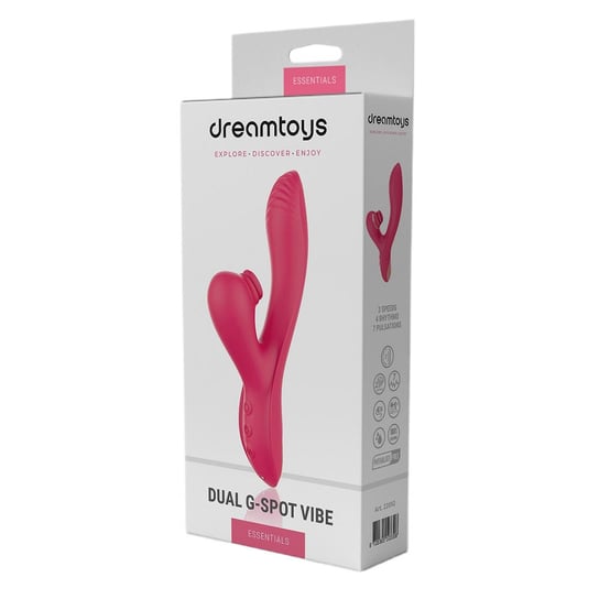 Dream Toys, Essentials Dual G-spot Vibe, Wibrator Intymny Ze Stymulatorem Pink Dream Toys