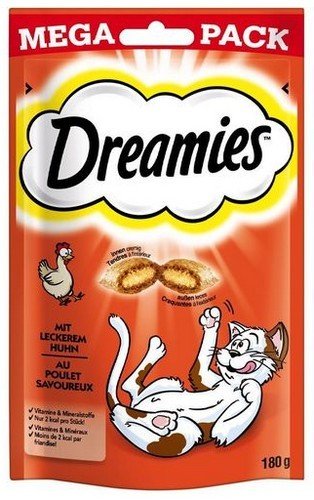 Dreamies, Przysmak dla kota, Kurczak Mega Pack, 180 g. Dreamies