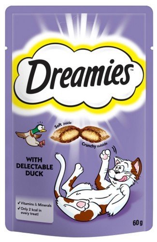 DREAMIES przysmaki dla kota z kaczką 60 g Dreamies