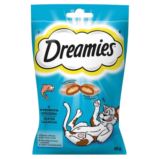 DREAMIES przysmaki dla kota z łososiem 60 g Dreamies