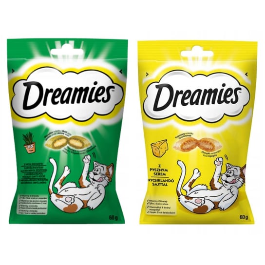 Dreamies Z Nutą Kocimiętki I Serem 60G X2 Dreamies