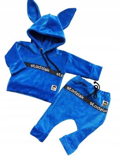 Dres welurowy królik Słodziak rozmiar 98 Wings Designe