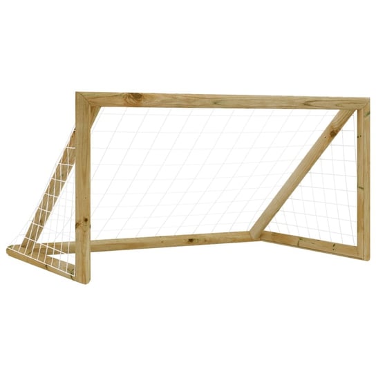Drewniana bramka do piłki nożnej - 120x80x60 cm, z Zakito