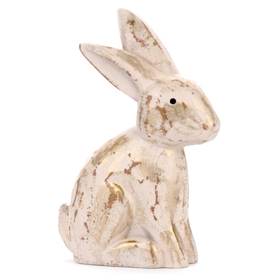Drewniana Figurka Wielkanocna, Easter, Królik, 13x5x18 cm Empik