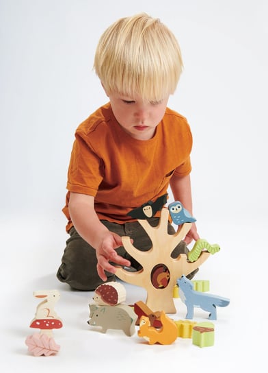 Drewniana gra zręcznościowa - Leśne zwierzątka, Tender Leaf Toys Tender Leaf Toys