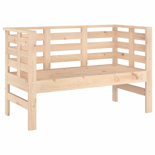 Drewniana ławka ogrodowa 111,5x53x71 cm, sosna / AAALOE Inna marka