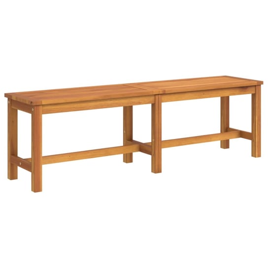 Drewniana ławka ogrodowa, 150x35x45 cm / AAALOE Inna marka