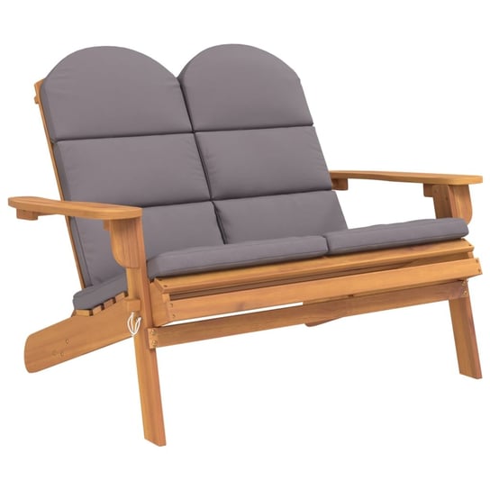 Drewniana ławka ogrodowa Adirondack z poduszkami - / AAALOE Inna marka
