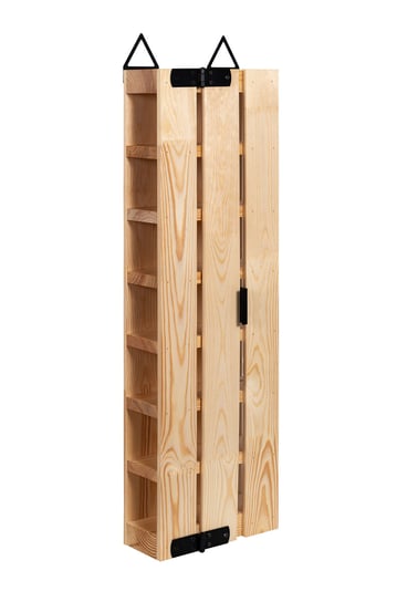 Drewniana Półka na WINO 7 poziomów Wisząca 80 cm Inna marka