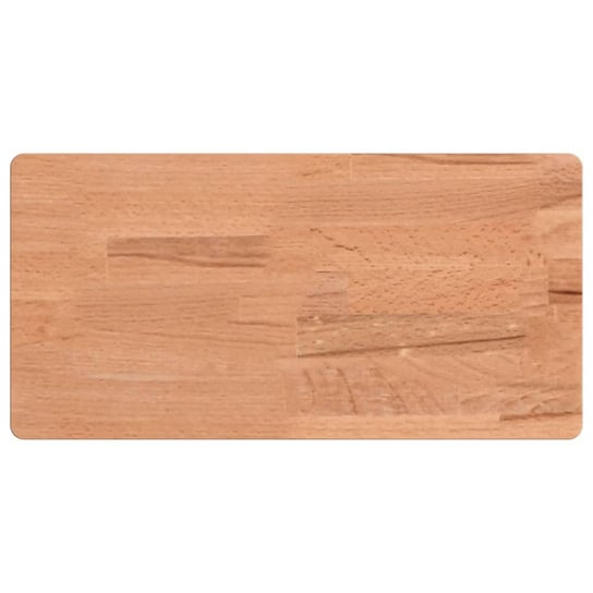 Drewniana półka ścienna - 40x20x4 cm, bukowy kolor / AAALOE Inna marka
