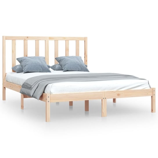 Drewniana rama łóżka 140x200 cm, kolor sosnowy Inna marka