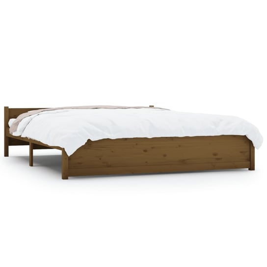 Drewniana rama łóżka 205,5x205,5x51 cm, kolor: mio Inna marka