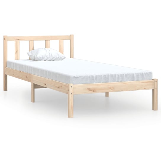 Drewniana rama łóżka 90x200 cm, kolor naturalny Inna marka