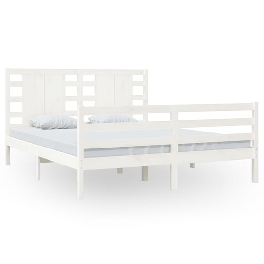 Drewniana rama łóżka - Lite sosnowe drewno, kolor  / AAALOE Inna marka