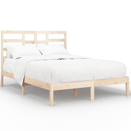 Drewniana rama łóżka premium 140x190 cm Inna marka