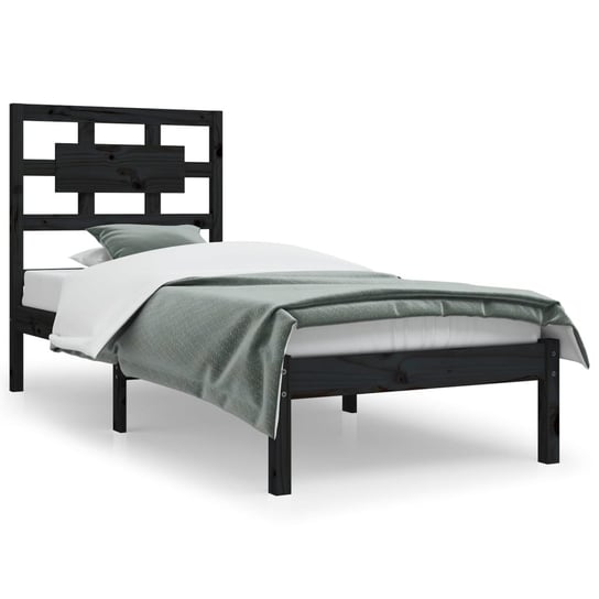 Drewniana rama łóżka z zagłówkiem 205,5x105,5 cm, Inna marka