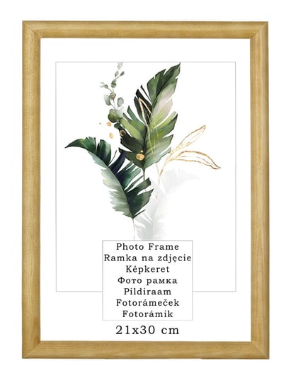 Drewniana ramka na zdjęcia z serii "Natura" 21x30 cm POSTERGALERIA