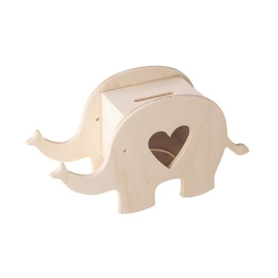 Drewniana skarbonka w kształcie słonia do personalizacji Inna marka