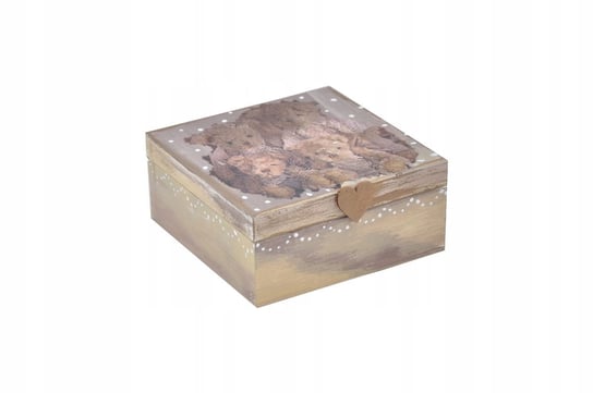 Drewniana skrzynka, pudełko DECOUPAGE - Rodzinka Misiów - prezent na Mikołaja. Zabawki Sensoryczne