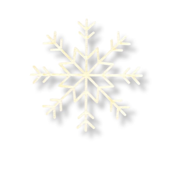 Drewniana śnieżynka śnieg dekor ozdoba dekoracyjna decoupage ze sklejki Kolorowe Motki
