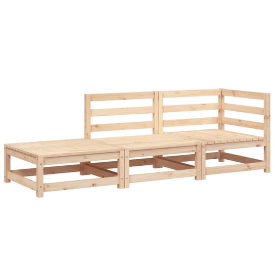 Drewniana sofa ogrodowa 2-osobowa, 210x70x67 cm, s / AAALOE Inna marka