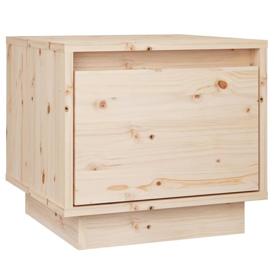 Drewniana szafka nocna 35x34x32 cm, surowe sosnowe Inna marka