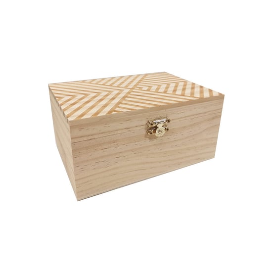 Drewniana szkatułka 17,5x11x8 Empik