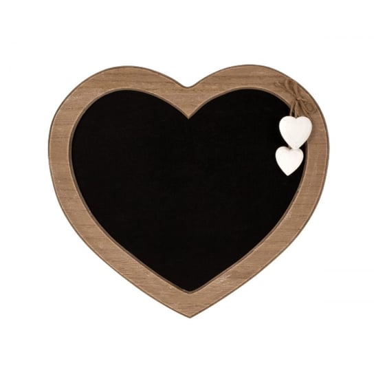 Drewniana tablica w kształcie serca + kreda Mel-O-Design