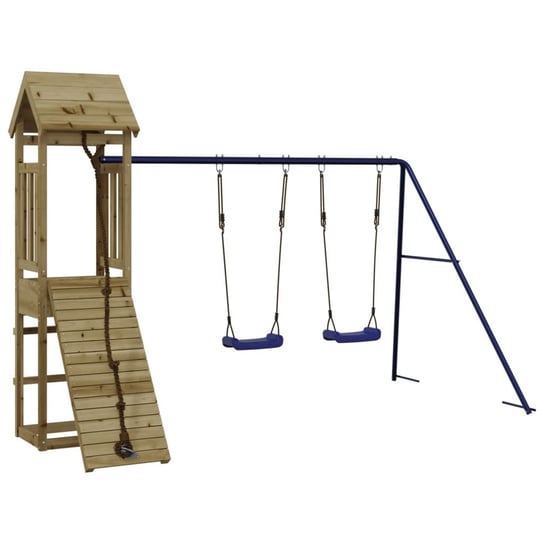 Drewniana wieża zabaw dla dzieci - 308x196x207 cm, Inna marka