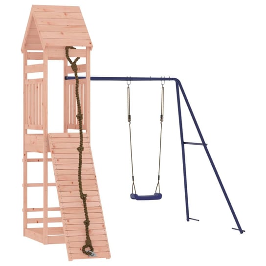Drewniana wieża zabaw z huśtawką - 245x256x264 cm, Inna marka