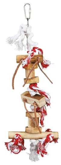 Drewniana zabawka z rzemykami , 35 cm Trixie