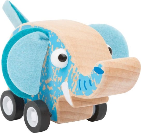 Drewniane autko słonik do zabawy dla dzieci Small Foot Design