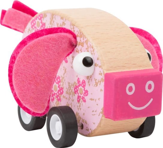Drewniane autko świnka do zabawy dla dzieci Small Foot Design