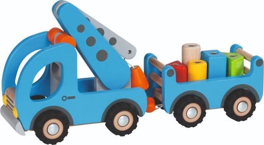 Drewniane auto dla dzieci Żuraw Goki Goki