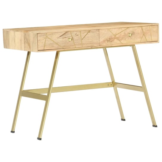 Drewniane biurko industrialne 100x55x75 cm, kolor Zakito