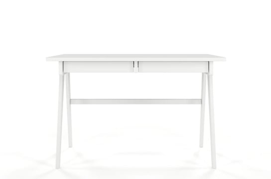 Drewniane biurko z szufladami Visby EDDA / biały RAL SKANDICA