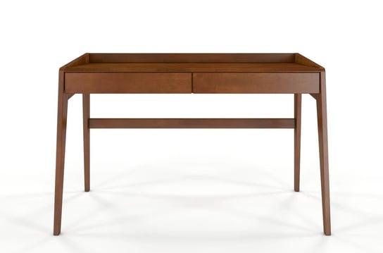 Drewniane bukowe biurko z szufladami Visby LISA / orzech SKANDICA
