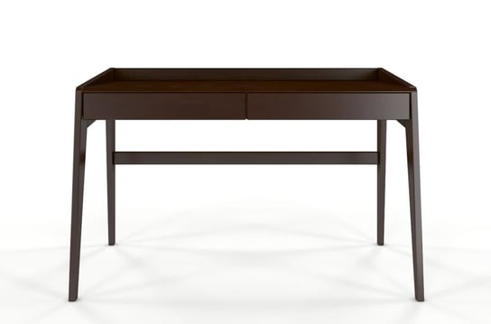 Drewniane bukowe biurko z szufladami Visby LISA / palisander SKANDICA