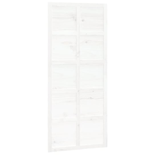 Drewniane drzwi przesuwne 90x1,8x214 cm, białe Inna marka