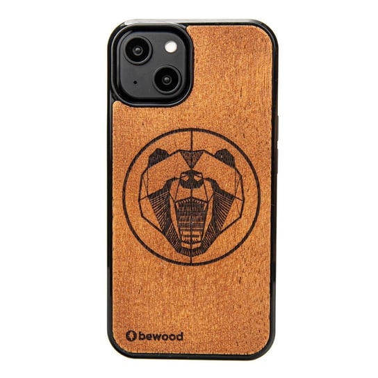 Drewniane Etui Bewood iPhone 14 NIEDŹWIEDŹ MERBAU BEWOOD