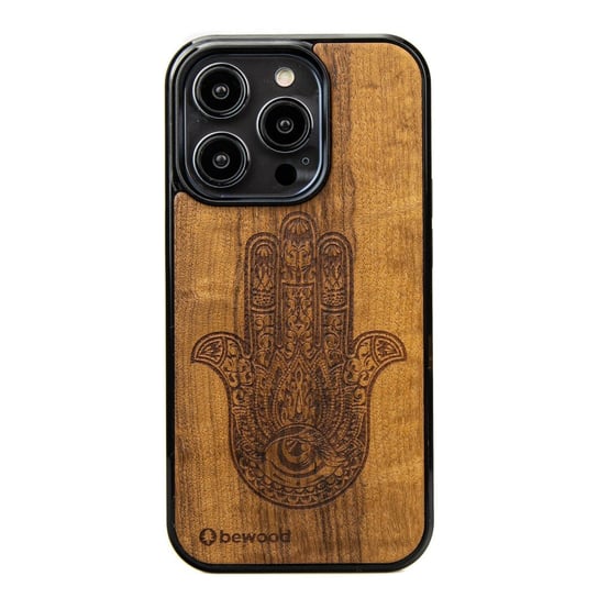 Drewniane Etui Bewood iPhone 14 Pro HAMSA IMBUIA BEWOOD