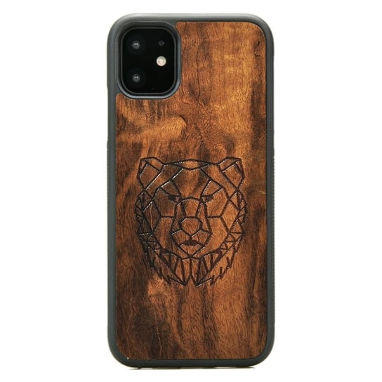 Drewniane etui iPhone 11 Niedźwiedź Imbuia ForestZone ForestZone