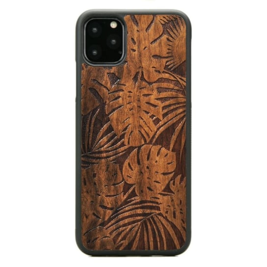 Drewniane etui iPhone 11 Pro Jungle Monstera Imbuia ForestZone ForestZone