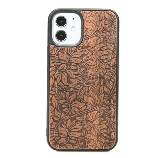 Drewniane Etui iPhone 12 Mini LIŚCIE JABŁOŃ BEWOOD