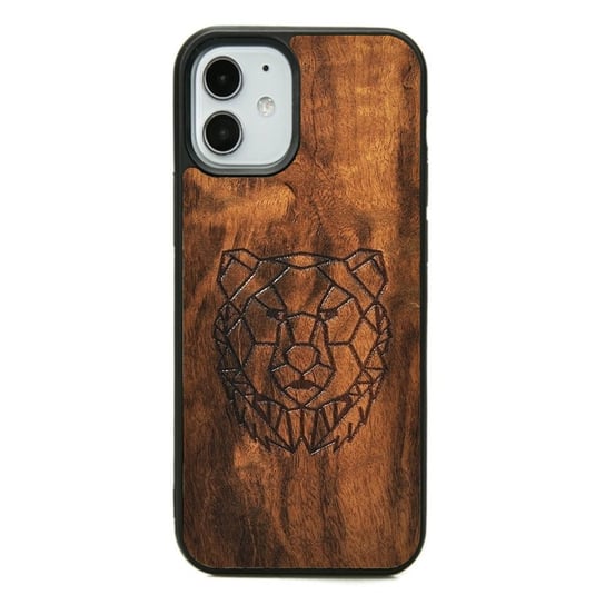Drewniane etui iPhone 12 Mini Niedźwiedź Imbuia ForestZone ForestZone