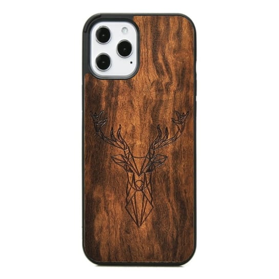 Drewniane etui iPhone 12 Pro Max Jeleń Imbuia ForestZone ForestZone